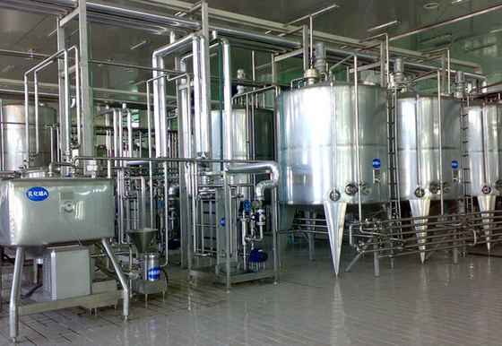 SUS304/316 تخصيص 500-5000L/H خط معالجة الحليب النباتي كاملة صويا / اللوز حليب الإنتاج خط حليب آلة الحليب مع PLC
