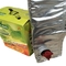 يحافظ كيس حليب العصير في صندوق 1 - 30L حجم ملء حقيبة معقمة على العقم ومدة الصلاحية
