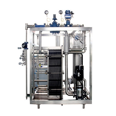 8T / H SUS304 135-150 درجة ماكينات بسترة UHT للحليب