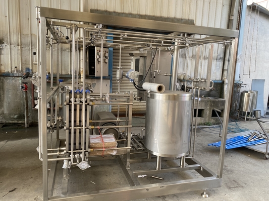 آلة تصفية مخصصة 500-20000L / H مع PLC 500-20000L / H معقم لخط معالجة التفاح / البرتقال / جوز الهند SUS304/316