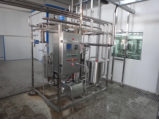 آلة تصفية مخصصة 500-20000L / H مع PLC 500-20000L / H معقم لخط معالجة التفاح / البرتقال / جوز الهند SUS304/316