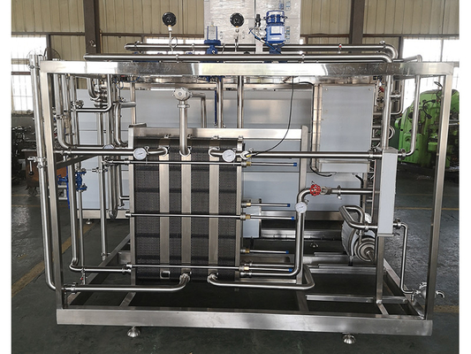 0.5-20t/H مخصّص باستوريزر للزنجبيل / الخيار / كايل خط معالجة آلة باستوريزة مع PLC SUS304/316