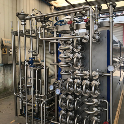 معقّل أوتوماتيكي كامل مخصص 500-20000l/H UHT لأنواع مختلفة من المنتجات السائلة الحليب/العصير/الصلصة SUS304/316