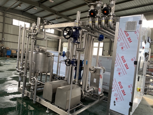 معقّم UHT مخصص 500-20000L/H لخطّ معالجة الفواكه والخضروات
