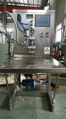 عالية الجودة نصف تلقائية غير عفيفة BIB ملء آلة 1-25L كيس في مربع عصير / حليب / النبيذ ملء مع SUS 304/316