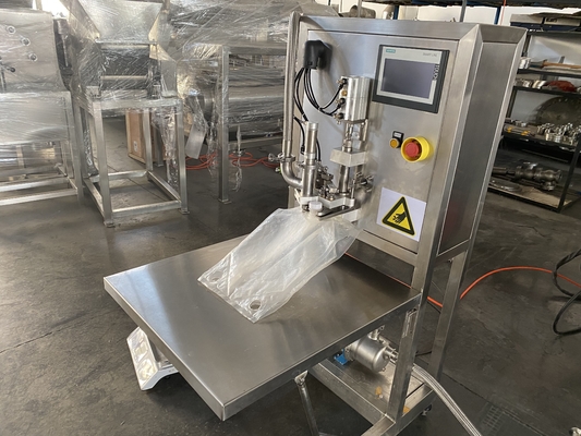 YGT نصف أوتوماتيكي 1-25L ملء BIB غير عفوي للجيوس الفاكهة / الحليب / الزيت مع PLC SUS304 / 316 مصنوعة في الصين