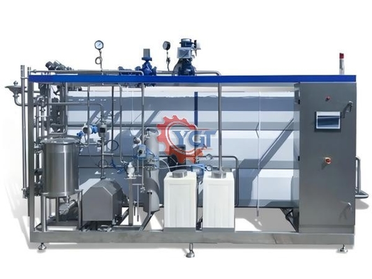خط معالجة حليب UHT عالي الكفاءة والإنتاجية للحليب UHT مخصص 500-20000l / h مع PLC SUS304/316