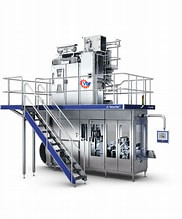 خط معالجة حليب UHT عالي الكفاءة والإنتاجية للحليب UHT مخصص 500-20000l / h مع PLC SUS304/316