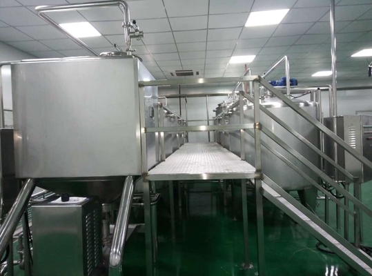 خط معالجة حليب UHT الموفر للطاقة عالية الجودة وموثوقة حل حليب UHT مخصص 500-20000L / H SUS304/316