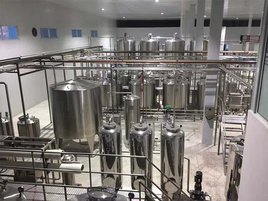 خط معالجة حليب UHT الموفر للطاقة عالية الجودة وموثوقة حل حليب UHT مخصص 500-20000L / H SUS304/316