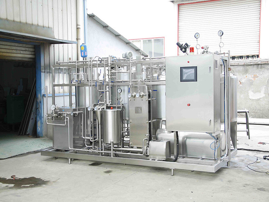 التكنولوجيا المتقدمة لخط إنتاج الحليب UHT 500-20000l / h معدات معالجة الحليب UHT المهنية مع SUS304/316