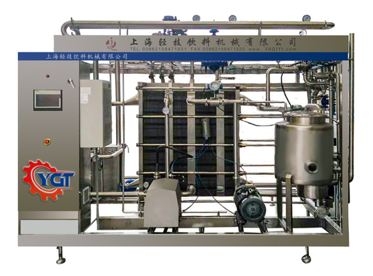 500-20000l/H ماكينات محطة معالجة الحليب المبسترة للمواد الدائمة لمصانع الألبان SUS304/316