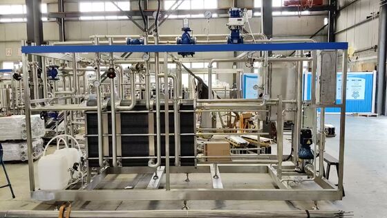 عالية الكفاءة الفولاذ المقاوم للصدأ PLC 500L-5000L/H 72-75 عصير الحليب المطهر لوحة معدات التطهير الألبان