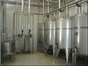نظام غسل CIP CIP 3000 نظام غسل CIP معتمد ISO 9001 خط معالجة المواد الغذائية والمشروبات التنظيف الآلي للإنتاج الصناعي