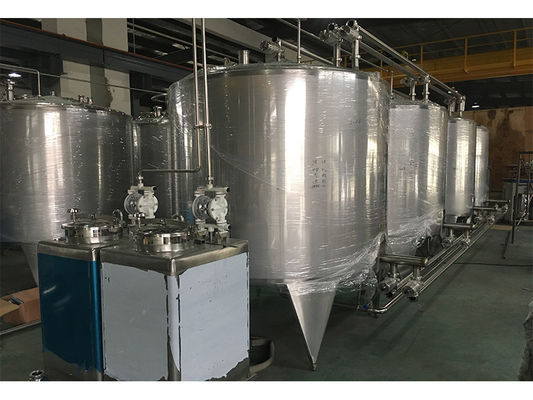 نظام غسل CIP CIP 3000 نظام غسل CIP معتمد ISO 9001 خط معالجة المواد الغذائية والمشروبات التنظيف الآلي للإنتاج الصناعي